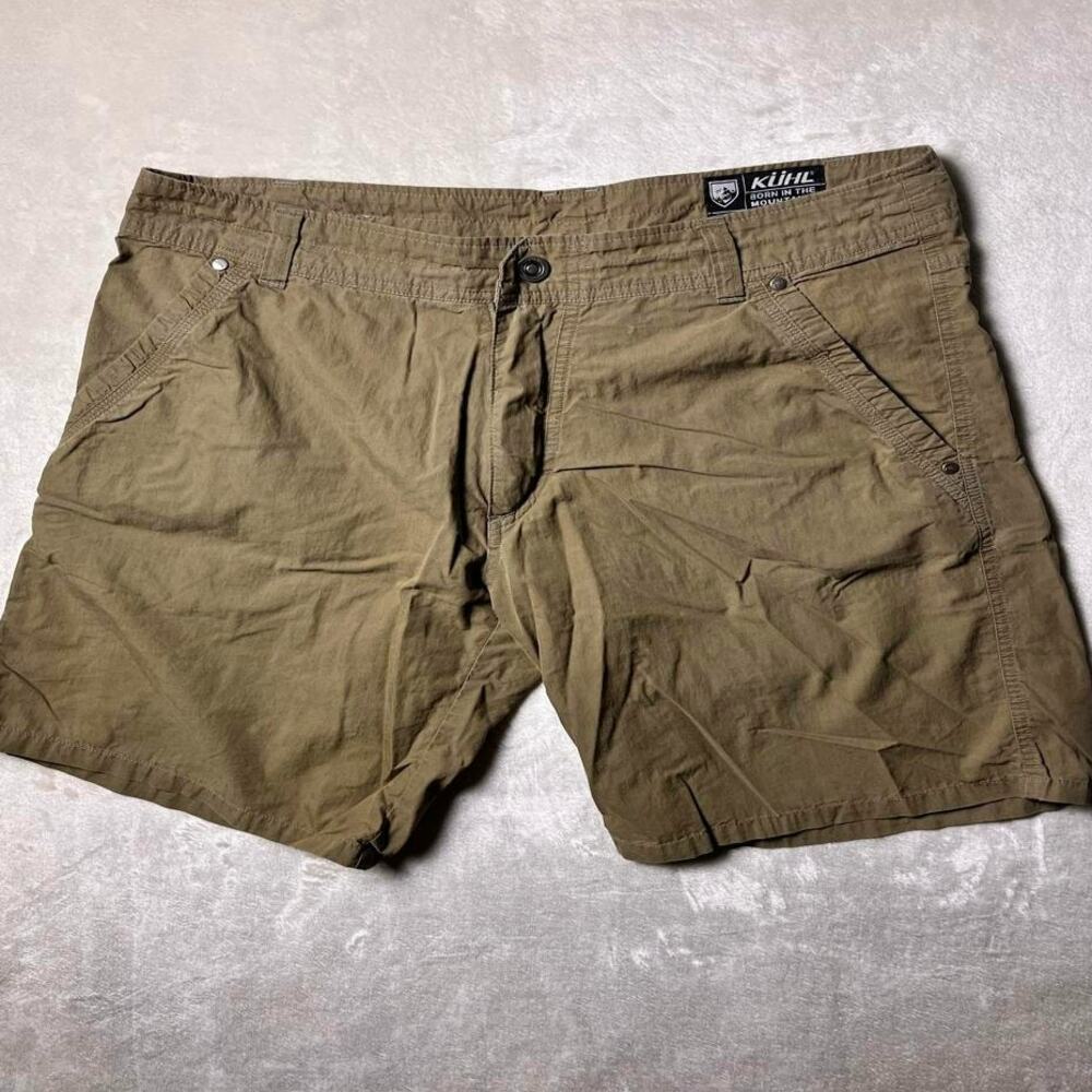 Kuhl Performance Shorts Men's 34 Lightweight All Purpose Everyday Tech Brown